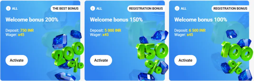 Slottica bonuses